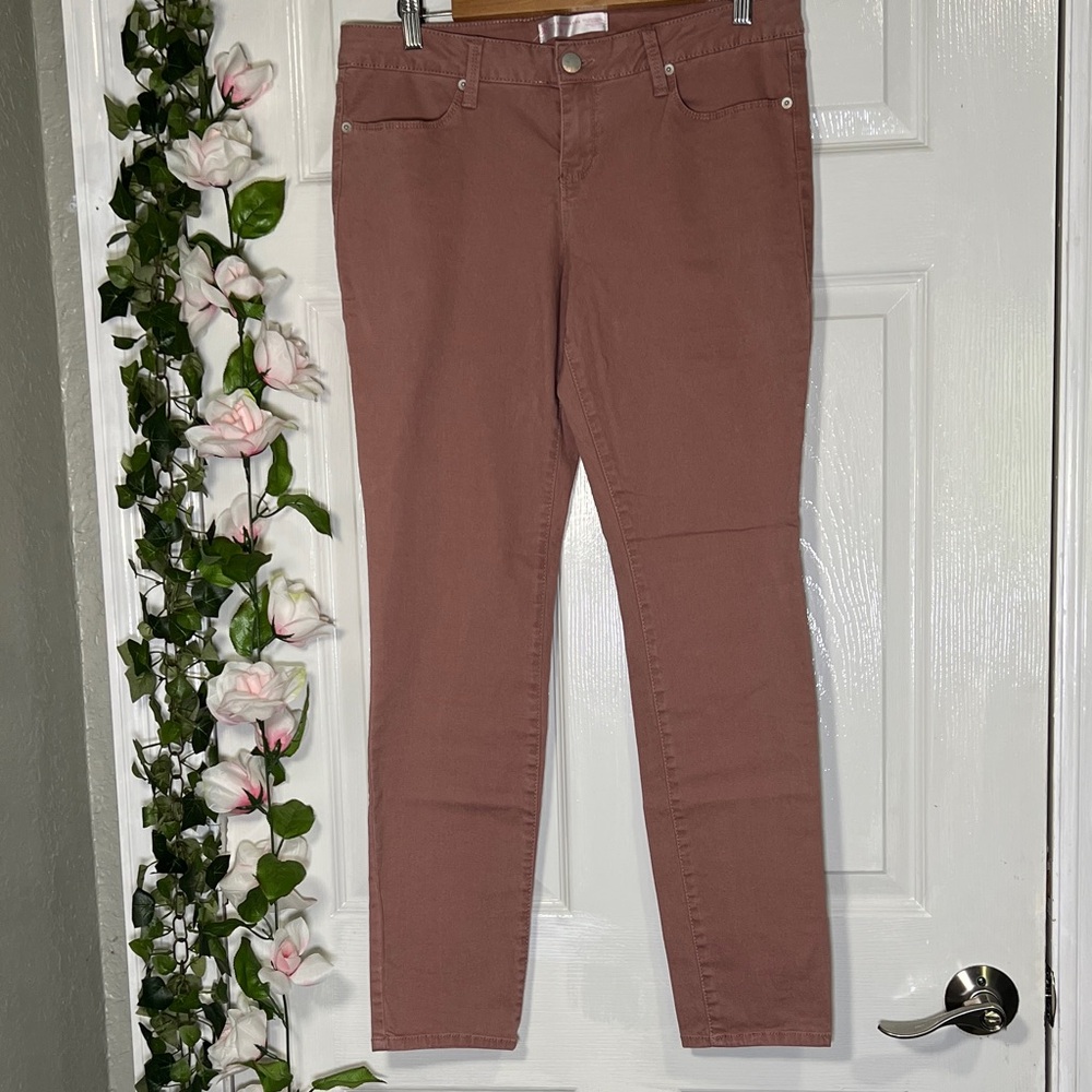 NWOT Women's Dusty Rose Skinny Jeans